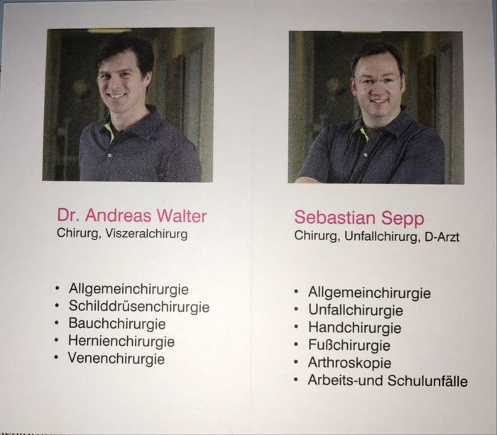 Chirurgie München Nord Dr. Andreas Walter & Sebastian Sepp