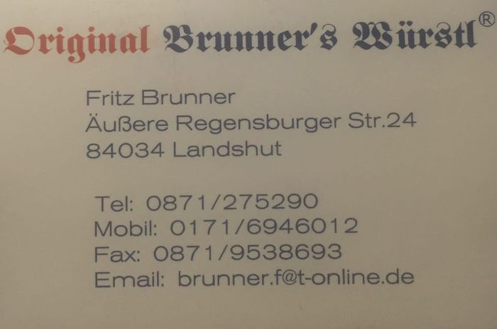 Brunner Metzgerei GmbH