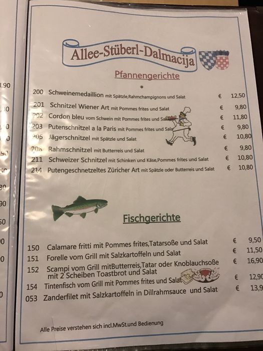 Nutzerbilder Allee Stüberl Dalmacija Gastronomie
