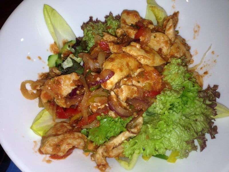 Chicken Sunrise Salat