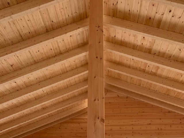 Holzbau Wolfgang Brandt - Aufdachdämmung - Blockhaus - Wohnhaus