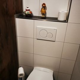 saubere Toilette