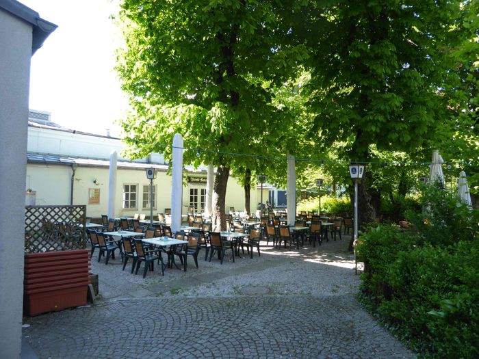 Kein einziger Gast im BIergarten am Muttertag. Das war wohl auch anderen zu teuer ?