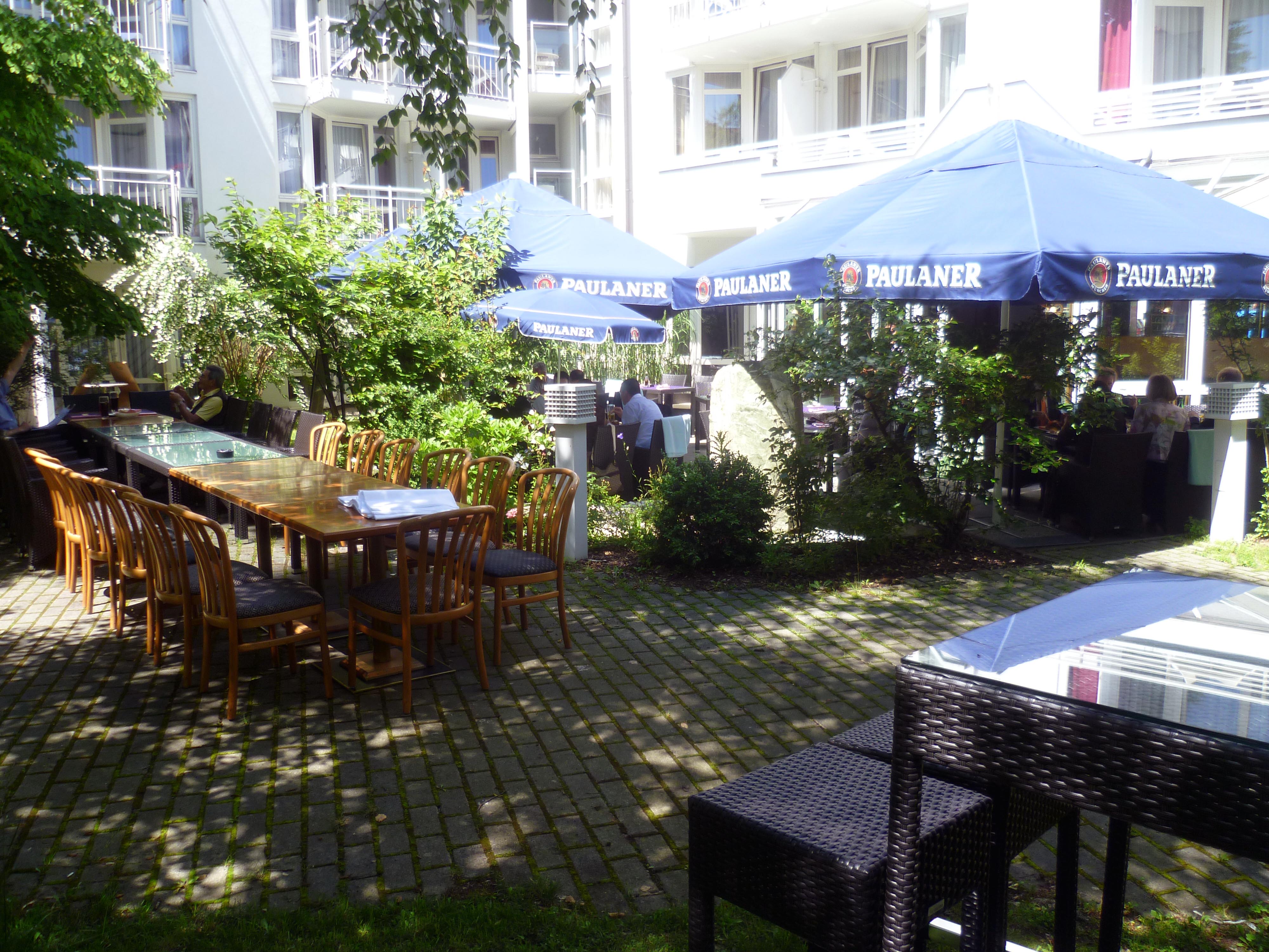 Schöner Biergarten