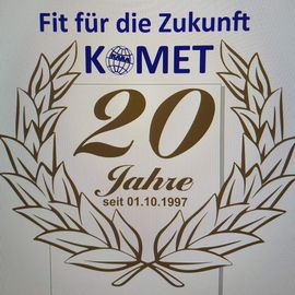 20 Jahre Komet Stickerei  Jubiläum.