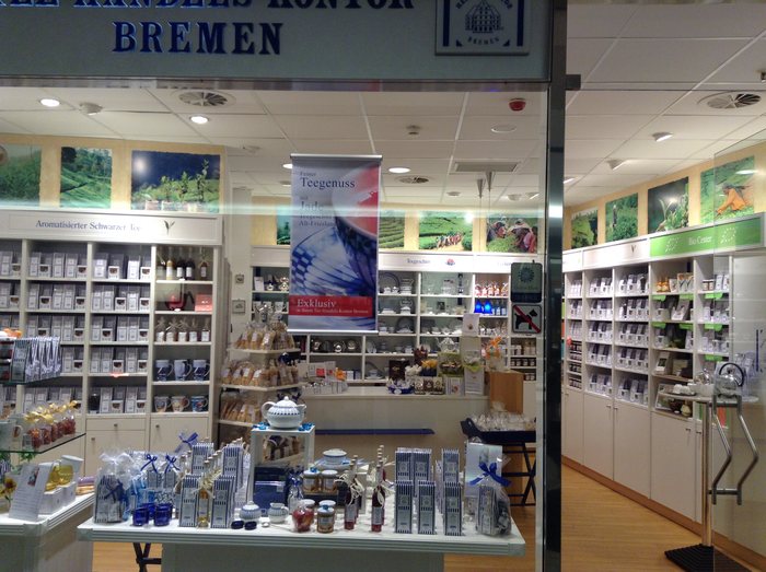 Ladeneindruck Tee-Handels-Kontor Bremen in den Düsseldorfer Schadow-Arkaden