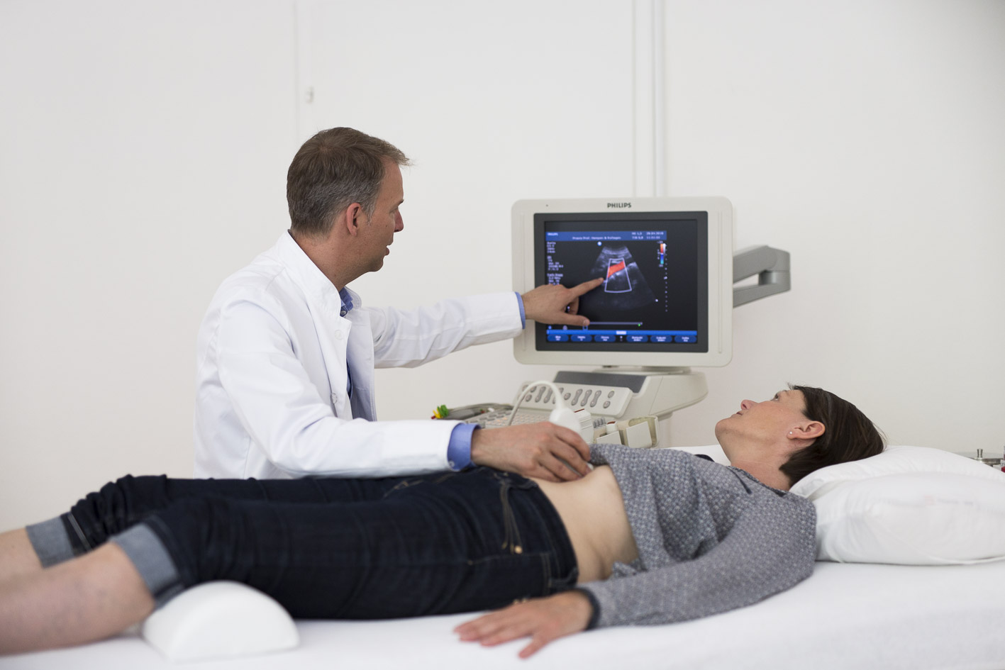 Ultraschall Diagnose bei Dr. Schwarz in München Zentrum