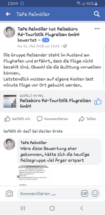 RD Touristik Flugreisen GmbH