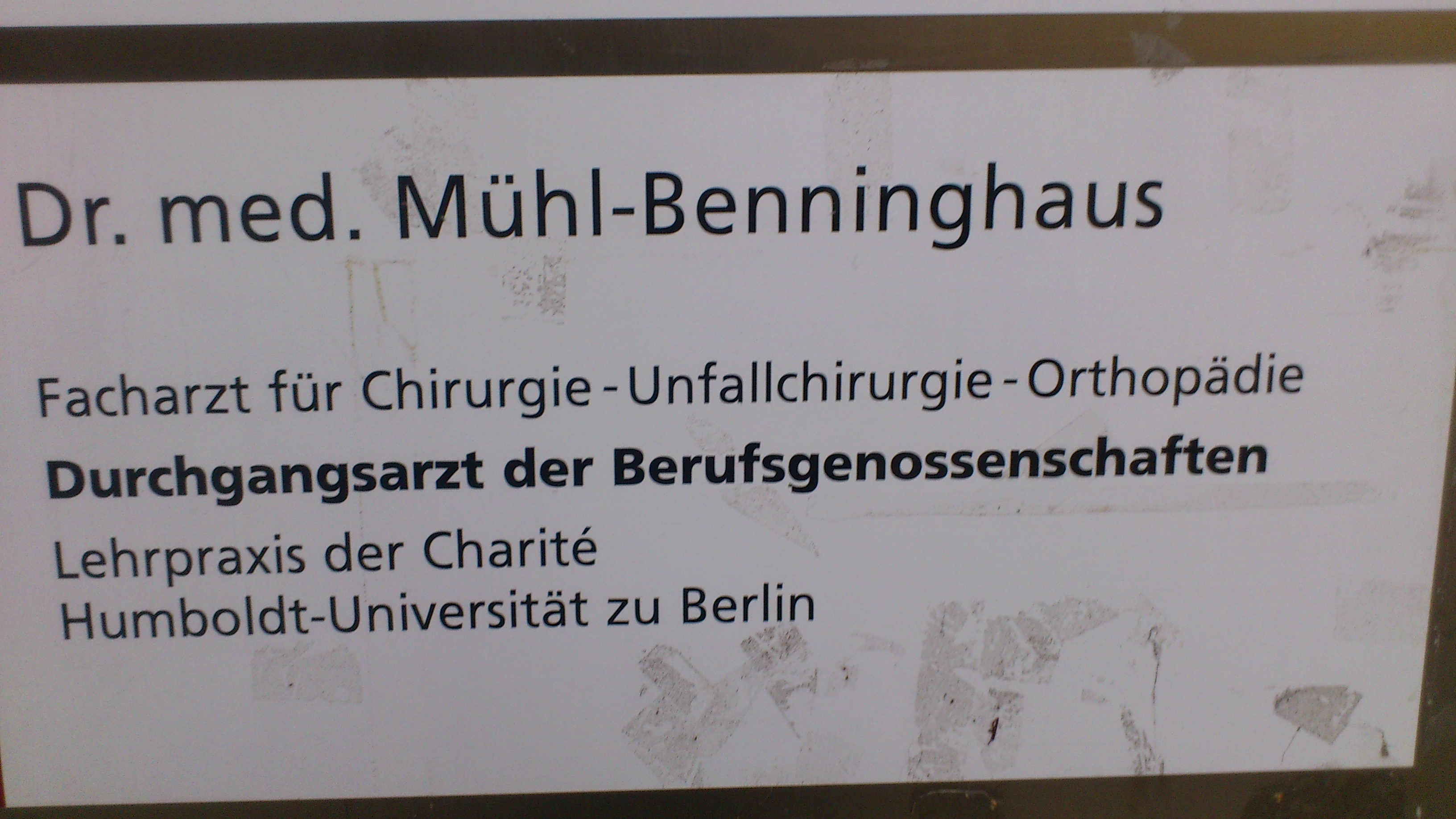 Bild 1 Mühl-Benninghaus in Berlin