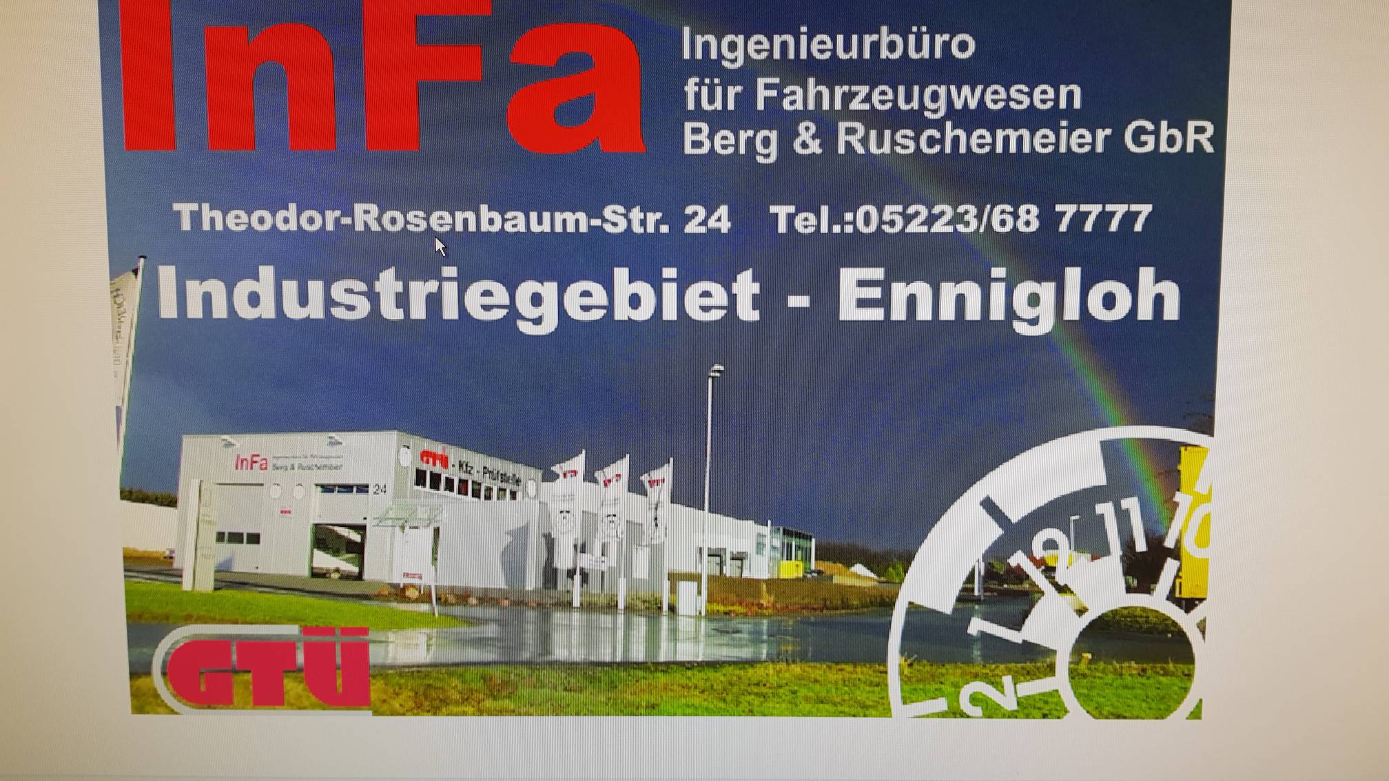 Bild 1 InFa Ing.Büro für Fahrzeugwesen Berg & Ruschemeier GbR in Bünde