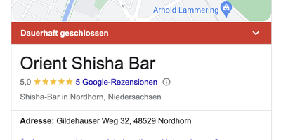 Orient Shisha Bar in Nordhorn