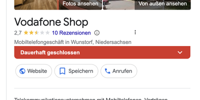 Vodafone Shop in Wunstorf