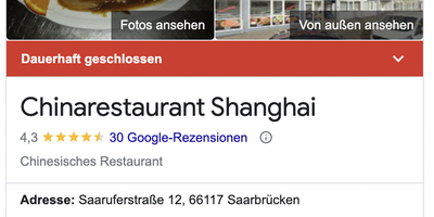 Shanghai in Saarbrücken