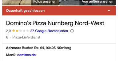 Domino's Pizza in Nürnberg