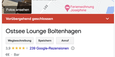Ostsee Lounge Boltenhagen in Ostseebad Boltenhagen