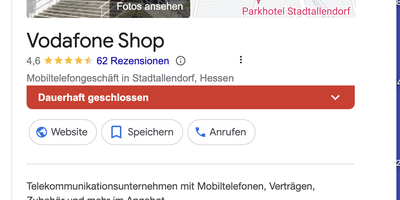 Vodafone Shop in Stadtallendorf