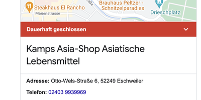 Kamps Asia-Shop Asiatische Lebensmittel in Eschweiler im Rheinland