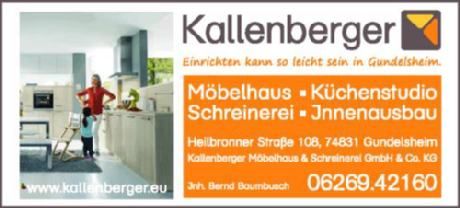 Nutzerbilder Kallenberger GmbH & Co. KG Inh. Bernd Baumbusch Möbelhaus u. Schreinerei