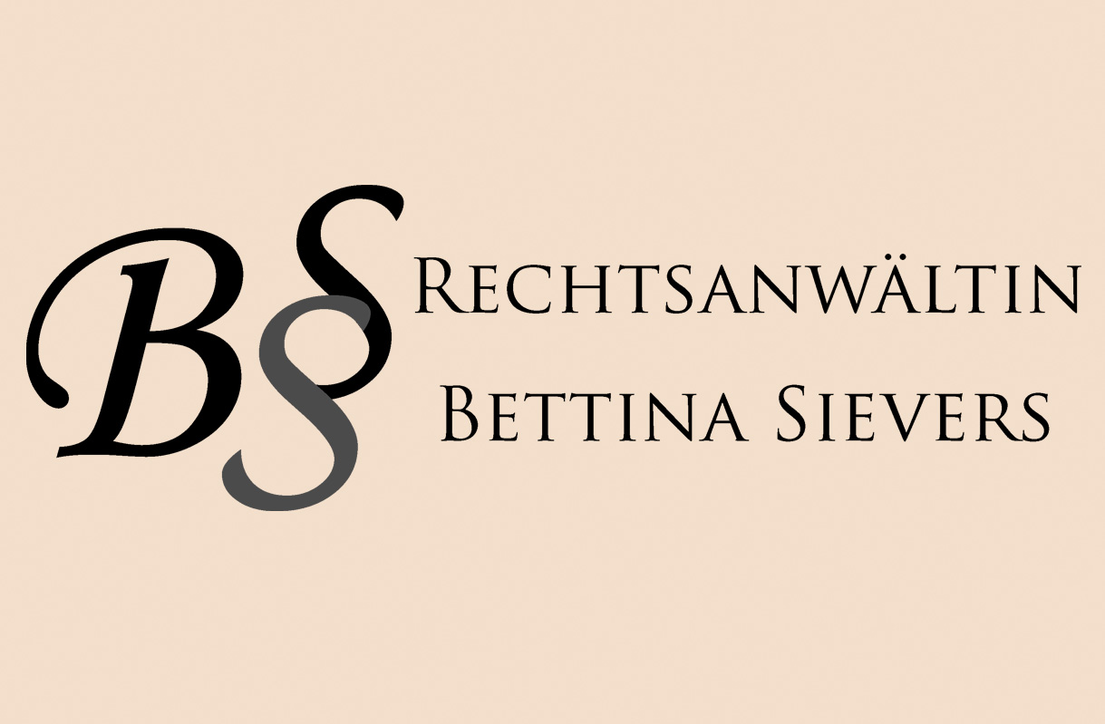 Logo der Frau Rechtsanwältin Bettina Sievers