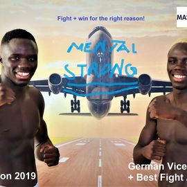 The boxing twins - "Deutsche Meister 2019!"
Assan Hansen + Ousainou Hansen. 