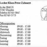 Locker Klaus Peter Zahnarzt in Daaden