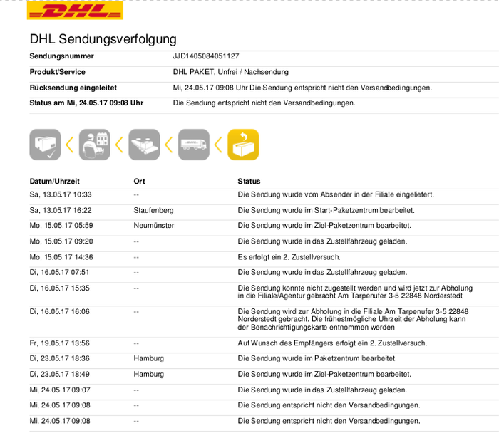 Nutzerbilder DHL Delivery Hamburg GmbH