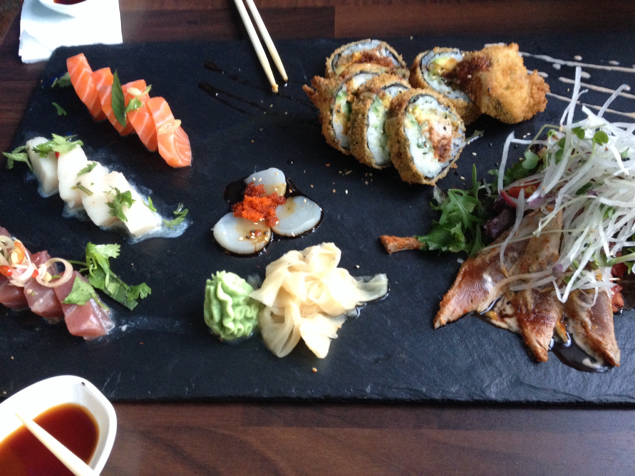 Gemischte Sushi Platte