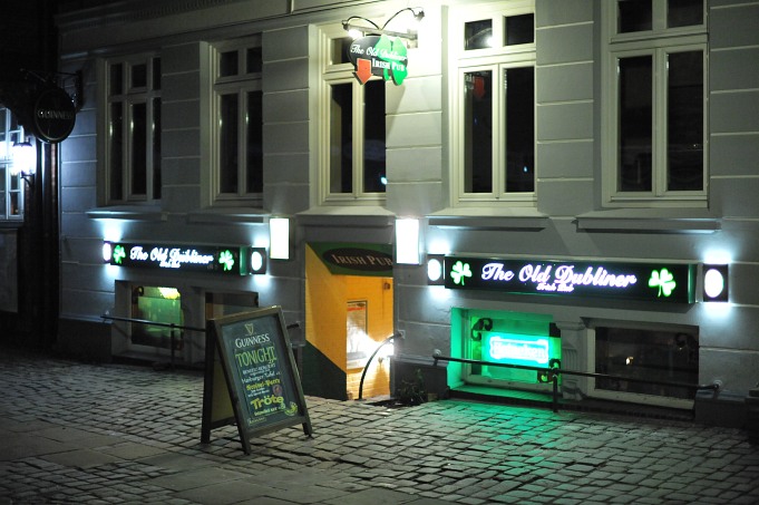 The Old Dubliner Hamburg, Eingang