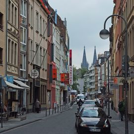Einkaufsmeile Friesenstraße in Köln