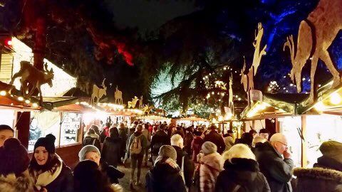 Weihnachtsmarkt im Stadtgarten in Köln 