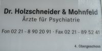 Nutzerfoto 3 Holzschneider H. Dr. , Mohnfeld E. Ärzte für Psychiatrie und Psychotherapie