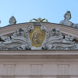 Schloss Schönhausen Gartenseite.