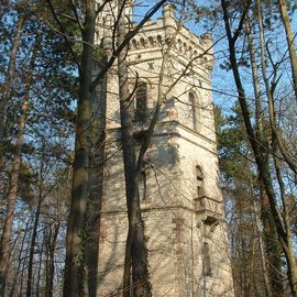 Der Bismarckturm von 1882, ein Ausflugsziel im Göttinger Hainberg