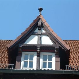 Städtisches Museum Göttingen am Ritterplan 7/8, eine Dachgaube