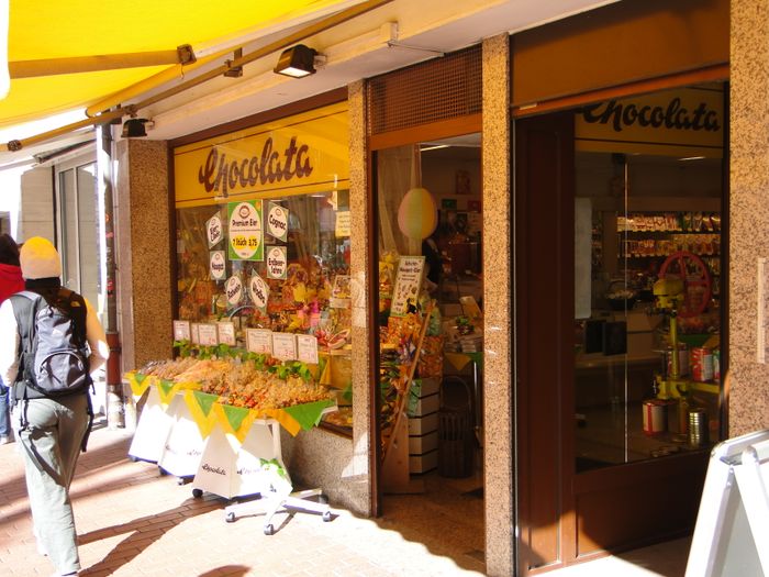 Der Süssigkeitenladen "Chocolata" in der Groner Str. 42