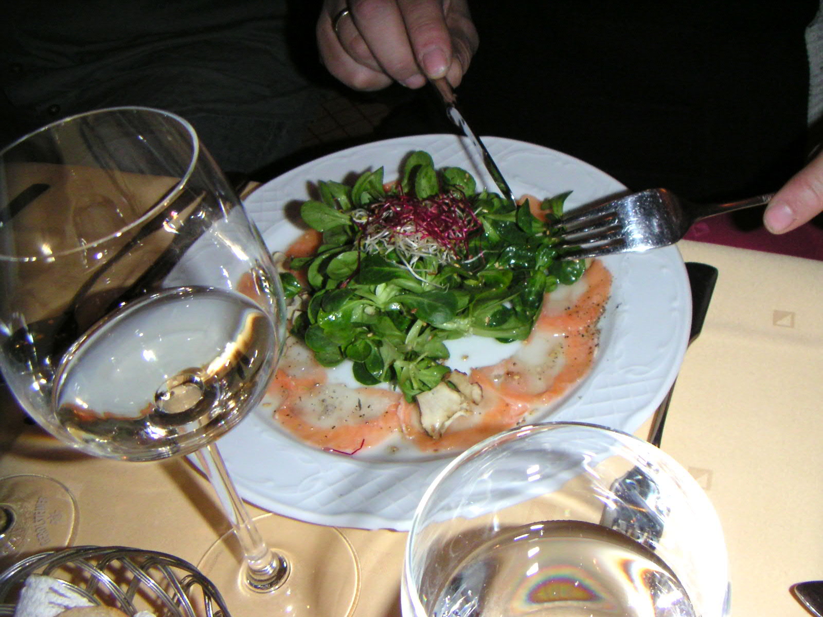 Hotel Restaurant Reichshof, Neuer Weg 53, Vorspeisenteller mit Lachs