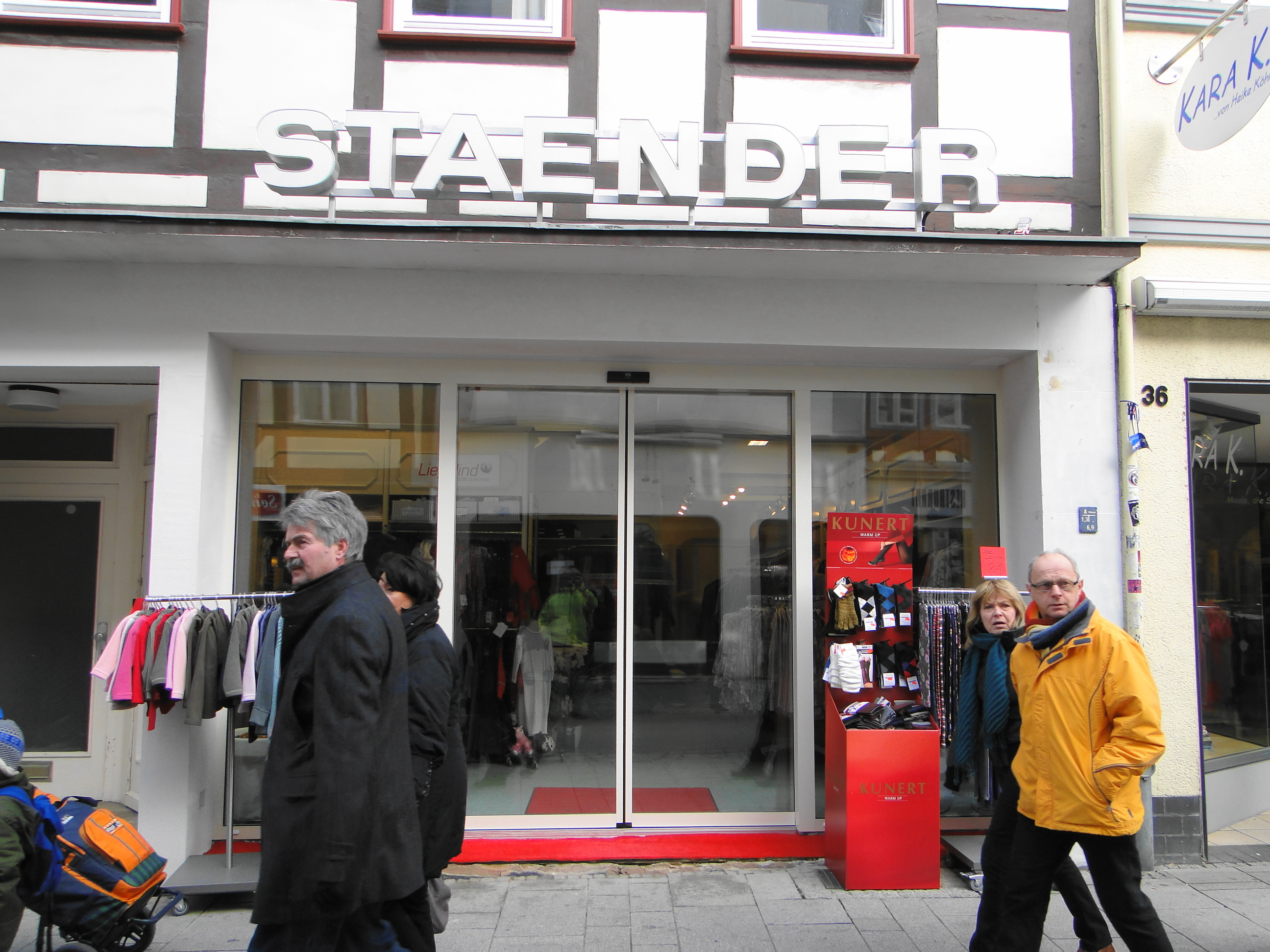 Mode- u. Wäschegeschäft STAENDER in der Langen-Geismar-Str. 37 (alteingesessenes Göttinger Geschäft)