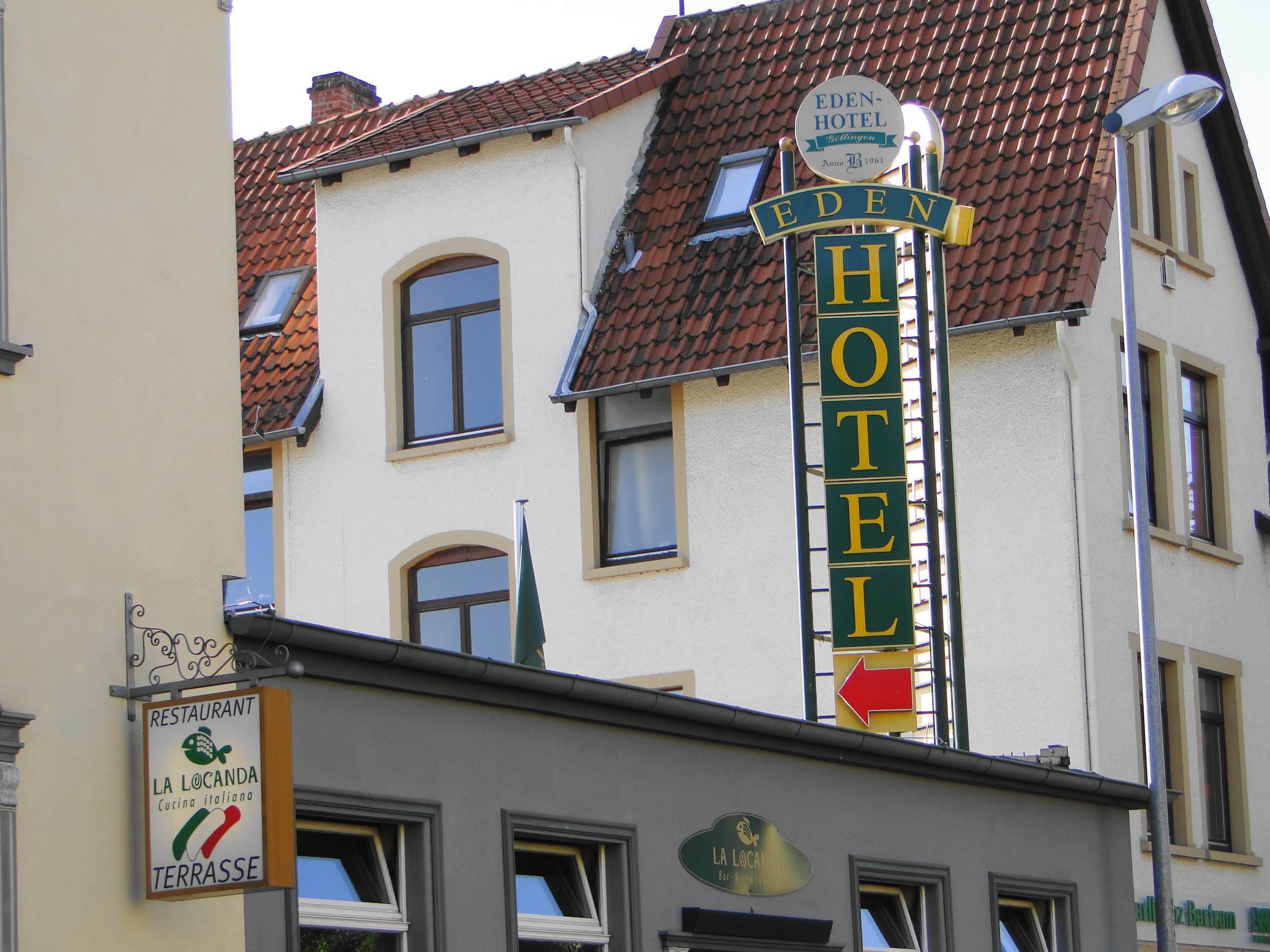 Eden Hotel (ehemals Deutscher Garten) in der Reinhäuser Landstr. 22 a