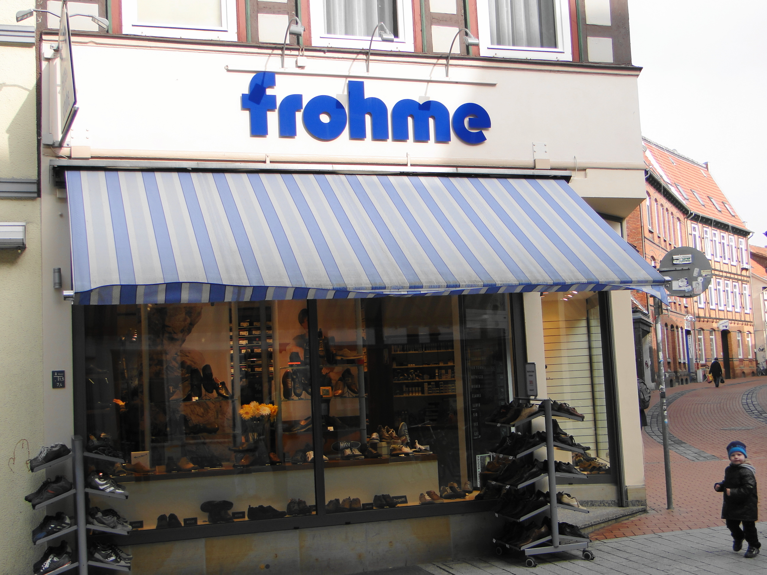 Schuhhaus Frohme in der Langen-Geismar-Stra&szlig;e 35 (alteingesessenes G&ouml;ttinger Gesch&auml;ft)