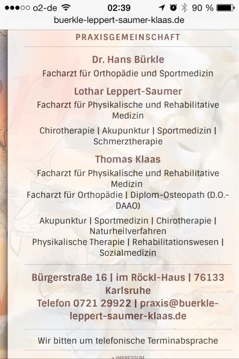 Nutzerbilder Vertebra Praxisgemeinschaft für Orthopädie, Unfallchirurgie und Rehamedizin Dr.med. Konrad-Martin Schultz, Katrin Dill, Lothar Leppert-Saumer, Thomas Klaas
