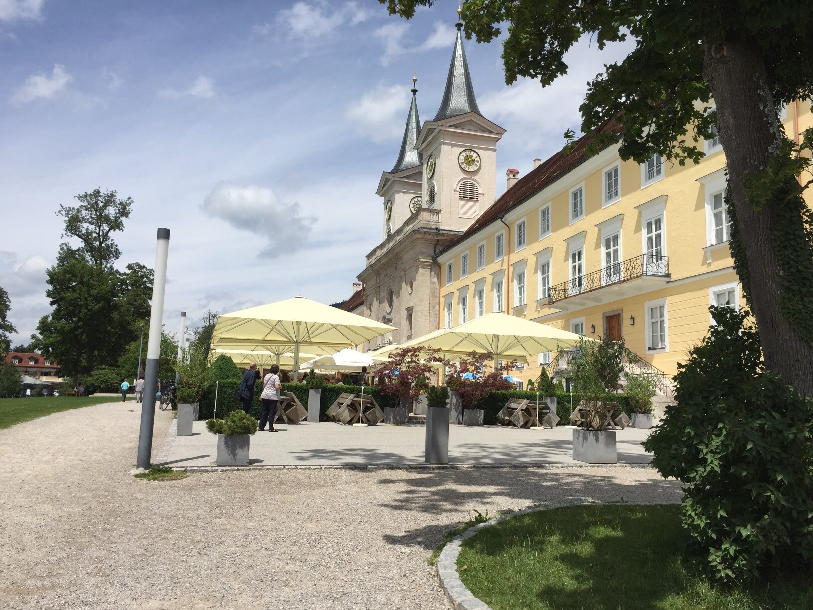 Schöner Biergarten