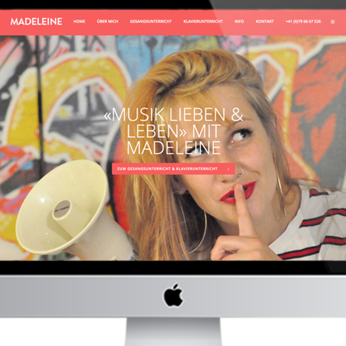 Markendesign, Webdesign / Musikbranche
