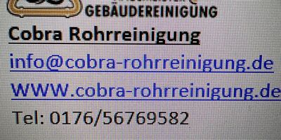 Cobra Rohrreinigung in Hagen in Westfalen