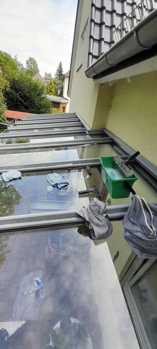 Glasdachreinigung