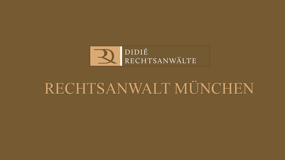 Rechtsanwalt München