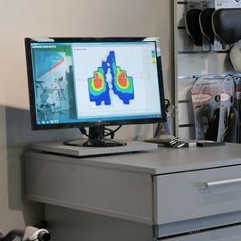 Digitale Satteldruckmessung zur optimalen Sitzanalyse - Egal ob Carbonsattel oder medizinischer Sattel bei gesundheitlichen Problemen.