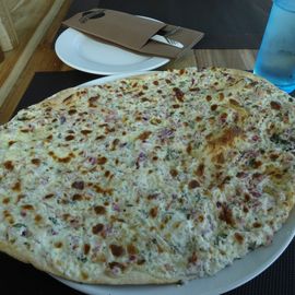 Wolkenlos, Restaurant, Timmendorfer Strand, Flammkuchen