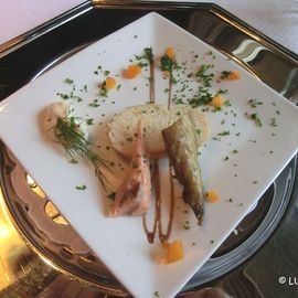 Restaurant Fuchsbau, Vorspeise Räucherfisch mit Meerrettichsahne