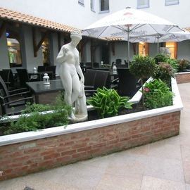 Restaurant Zeus, Innenhof