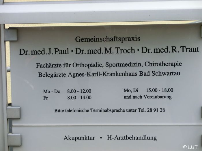 Dr. Paul, Troch & Traut, Orthopäden